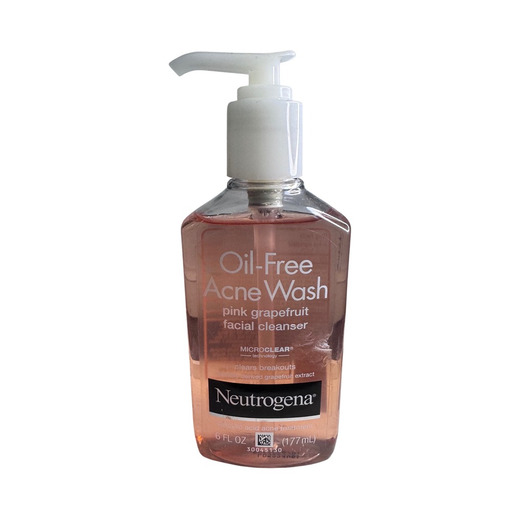Neutrogena Oil-Free Acne Wash Pink Grapefruit Facial Cleanser 6oz Discontinued